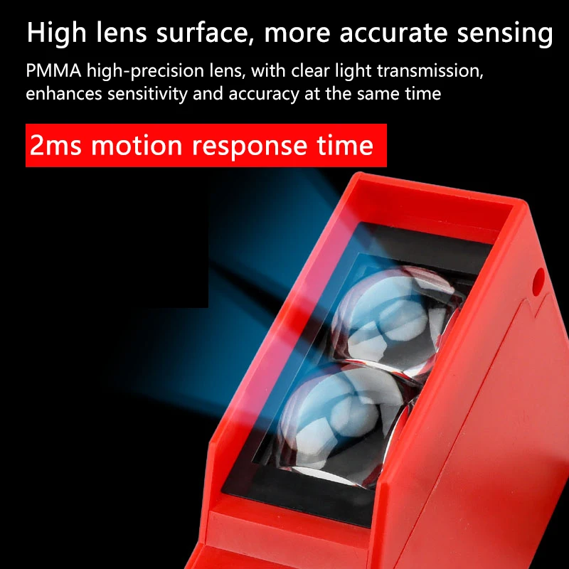 The engineering car wash machine features a long-distance photoelectric switch with adjustable diffuse reflection infrared senso