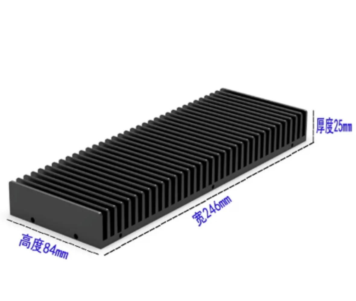 246mm Width Power Amplifier Heat Sink