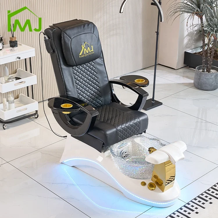 

Modern Electric Reclining Salon Foot Care Manicure Spa Station Pedicure Chairs