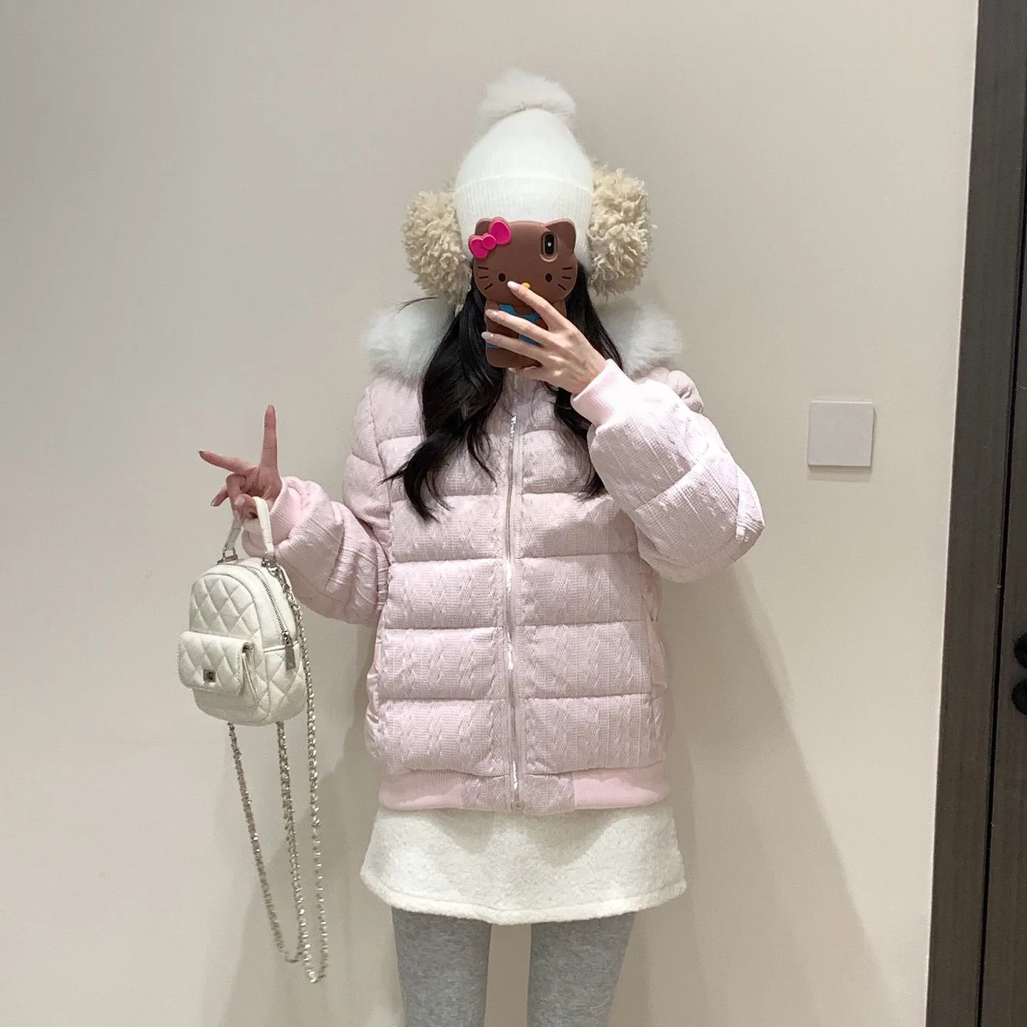 New Korean Winter Jacket Parkas Large Fur Collar Hooded Coats 2026 Winter Female Loose Student Short Cotton-padded Clothes