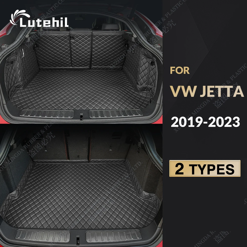 

Custom Full Coverage Car Trunk Mat For Volkswagen VW JETTA 2019 2020 2021 2022 2023 Boot Cover Pad Accessories Auto Interior