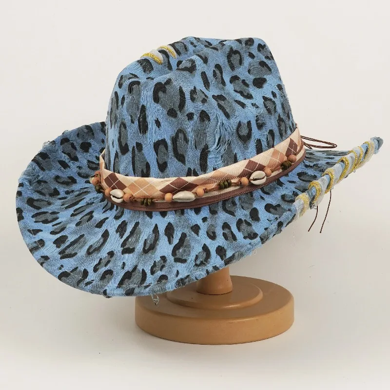 قبعة رعاة البقر الغربية بنقشة  - مراجعة Cowboy Hat Straw وسعره