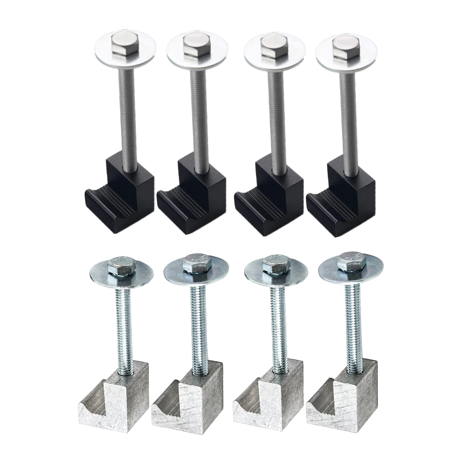 4Pcs Truck Tool Box Mounting Aluminum Tie Downs Crossover Pickup Truck Universal Fitment Easy Installation