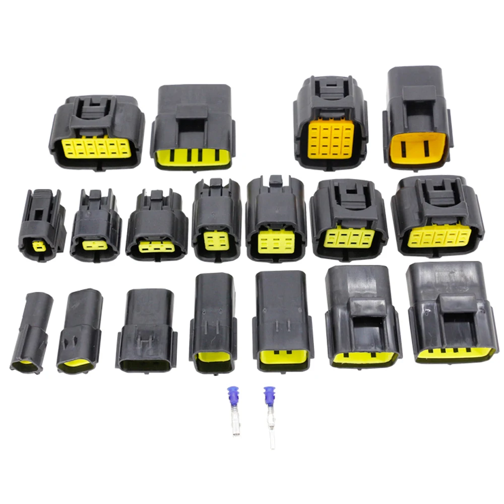 1.8mm 1/2/3/4/6/8/10/12/16Pin Connector Automotive Waterproof Electrical Wire Plug Oxygen Sensor Car Connector Male Female
