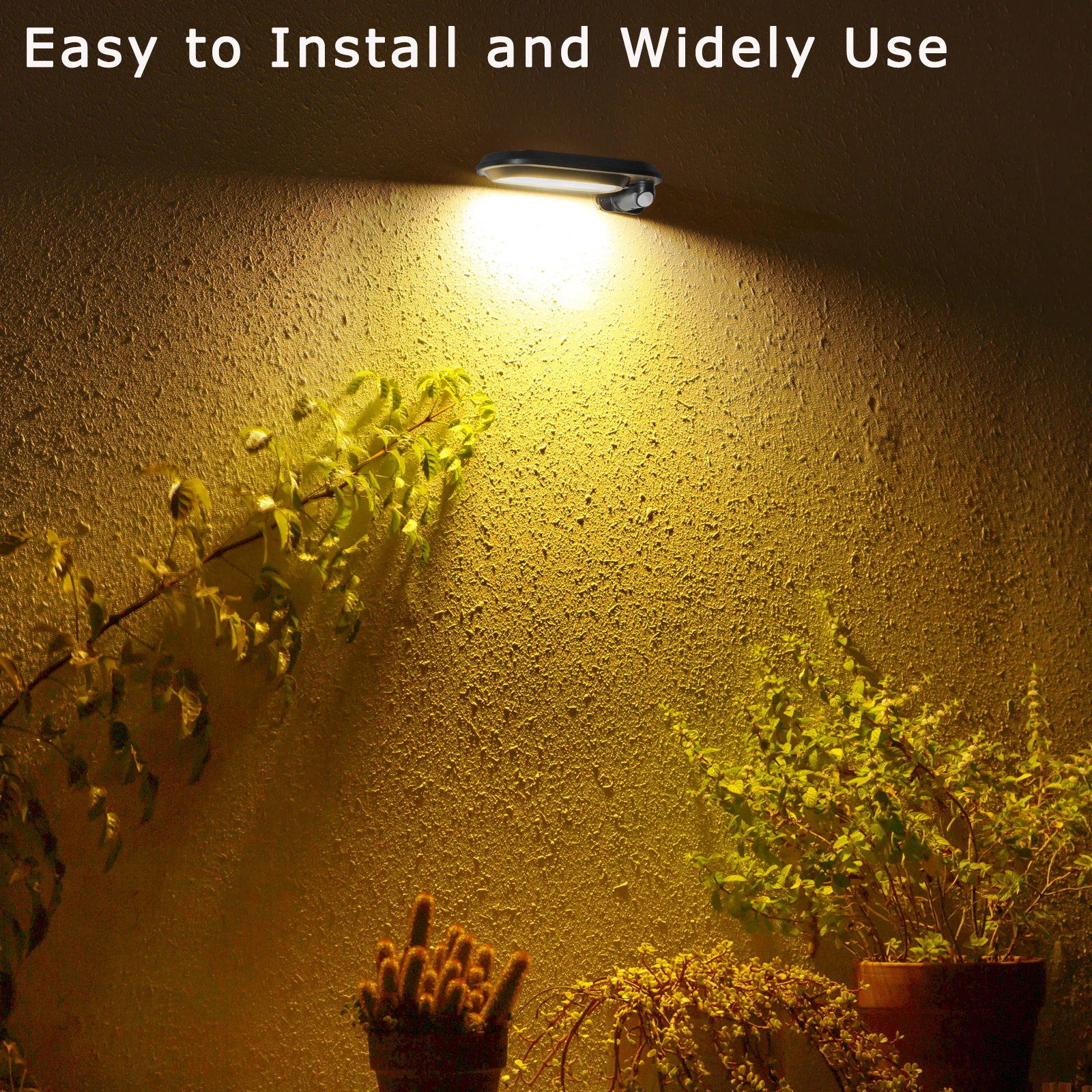 Drehbare Solar Power LED Wand  – Home Security Yard Sensors Bewertung und Preis