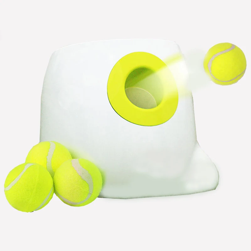 

Умная интерактивная игрушка для домашних животных, мяч для собак, пусковая установка для теннисных мячей, интеллектуальная машина для метания теннисных мячей для домашних животных, автоматическая машина для подачи тенниса