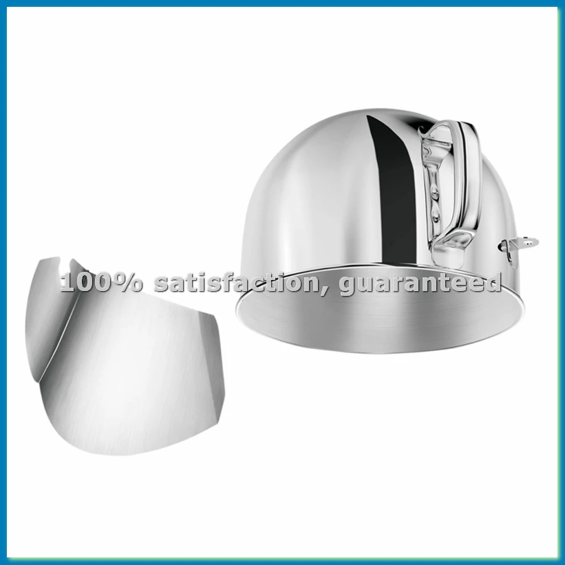 Stainless Steel Bowl with Handle +Stainless Steel Inlet for 6Q Bowl-Lift Stand Mixer Accessories-A73M