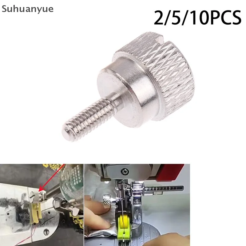 Quick and Easy Hand-Tightening Presser Foot Screw Support for Modern and Traditional Sewing Machines