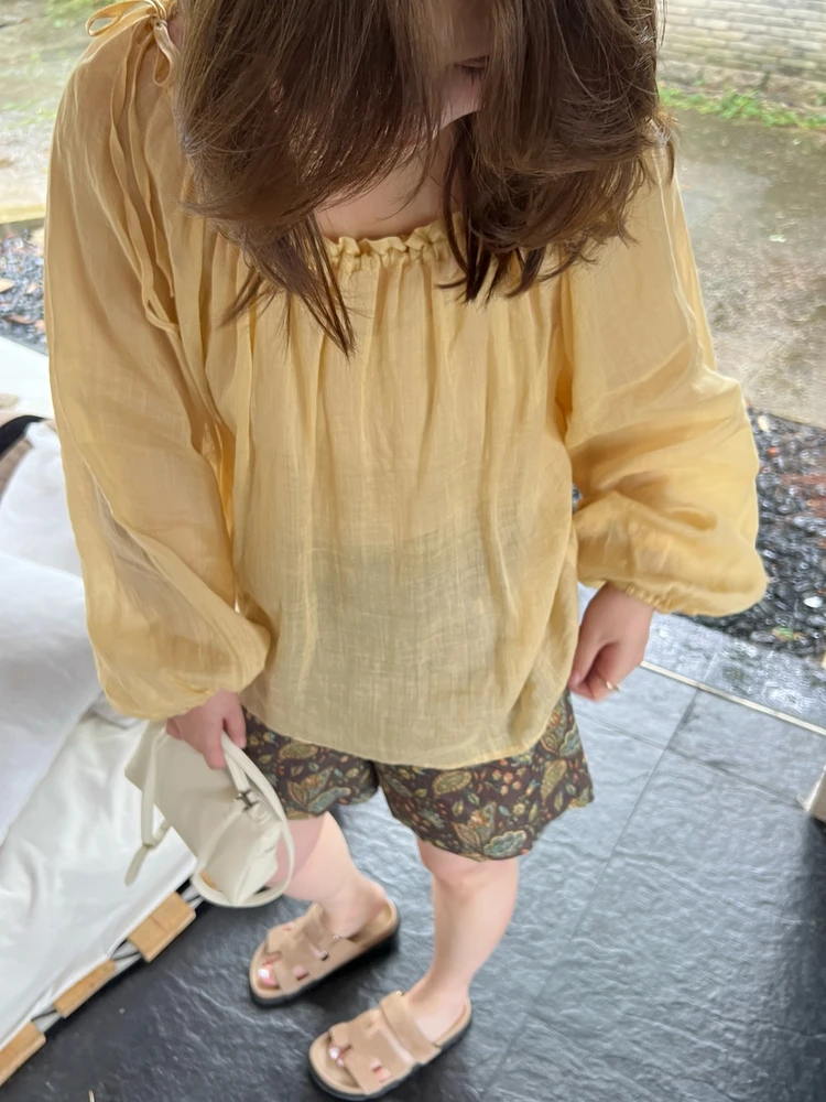 

JoJo Casual Long Sleeve Women's Shirt Summer Sun Protection Loose Fit Pure Color Versatile Big Size Inner Wear by Mafknn
