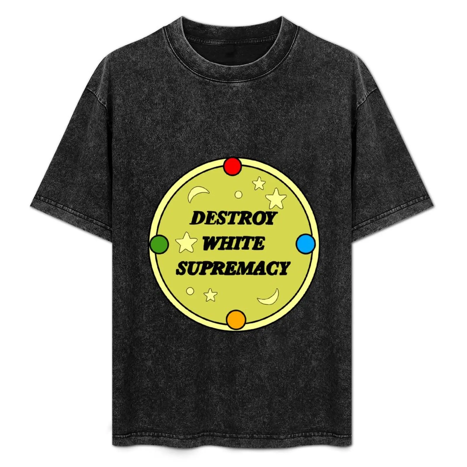 Destroy white supremacy 2 T-Shirt plain vintage clothes mens clothes