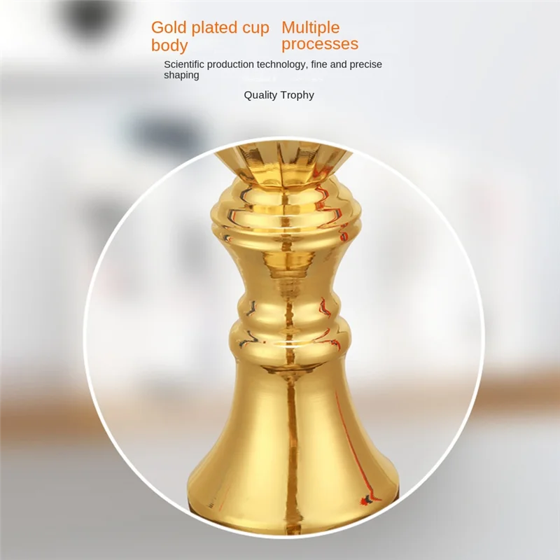 

3Pcs 11 Inch Gold Trophy Cup For Sports Meeting Competitions Soccer Winner Team Awards And Competition Parties Favors