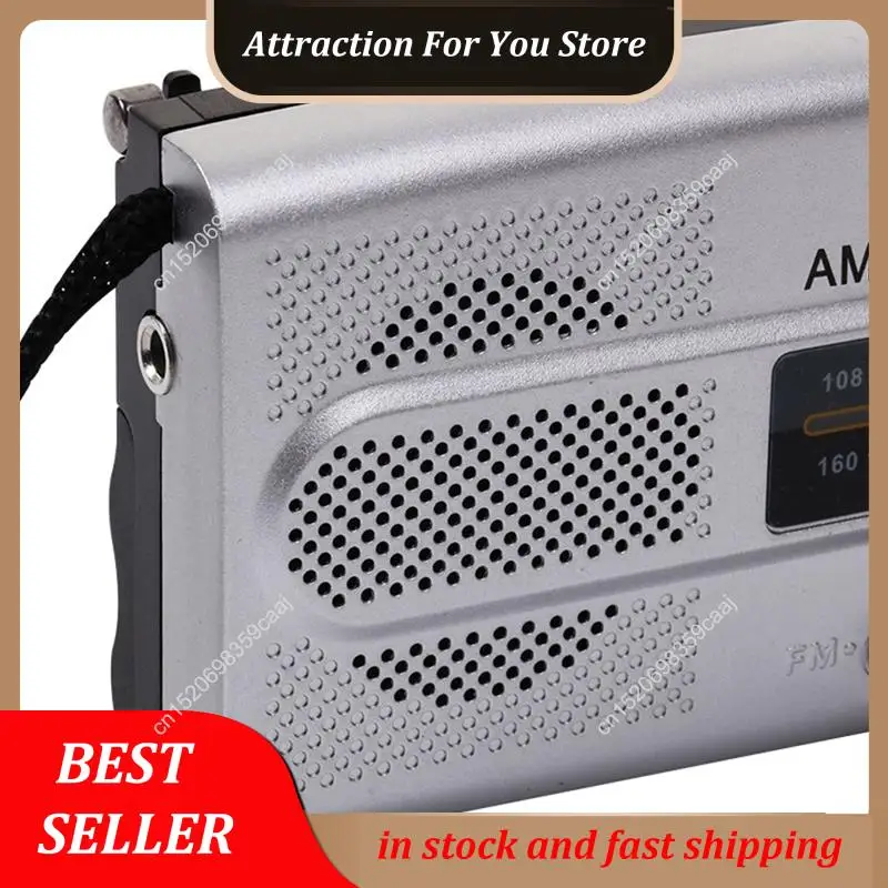 Hot Selling Digital Retro Radios Memory Function Handheld AM/FM Radios Manual Channel Search Battery Powered Built-In Speaker