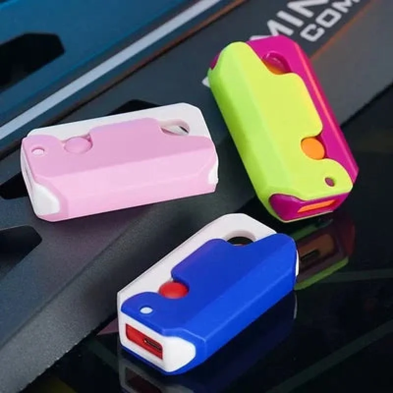 Carrot Knife Lighter Radish Luminous Windproof Lighter Electric Rechargable  Cigarette Lighter Anxiety Stress Relief Toy