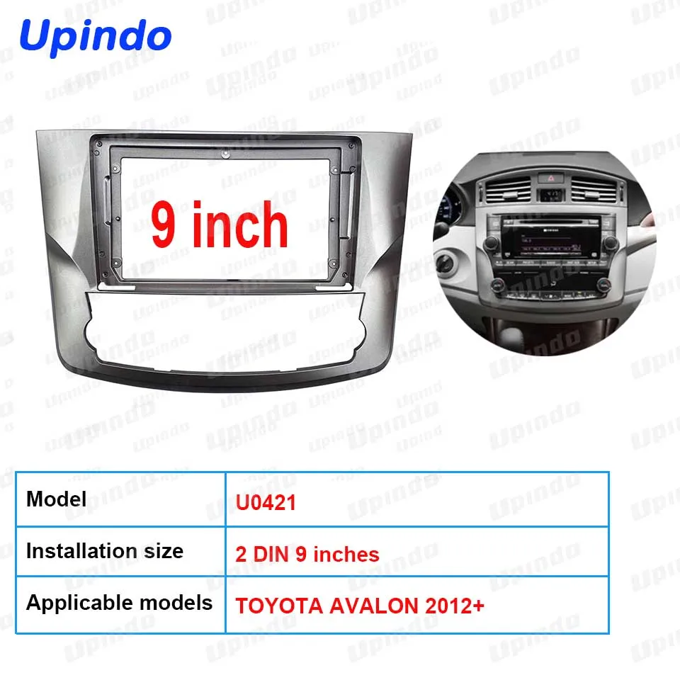 

Комплект приборной панели Upindo 9 дюймов Android Auto 2 DIN для Toyota Avalon 2012-2022 гг. | Стереорамная панель ABS | Установка фасции автомагнитолы