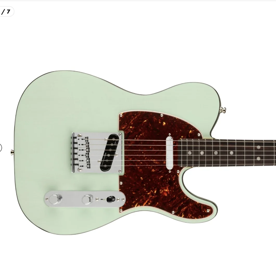 New Arrival!!! Top Quality Surf Green, Ultra Tele Electric Guitar, Solid Mahogany Body ,Rosewood  Fretboard, Cheaper Low Price