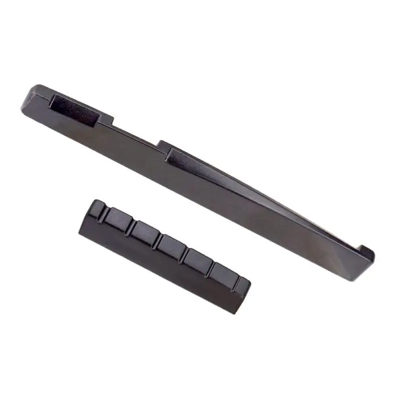 Guitar Strings Nut Pillow Kit Black ABS Acoustic Guitar Parts for Left Handed Guitar Repair and Setup
