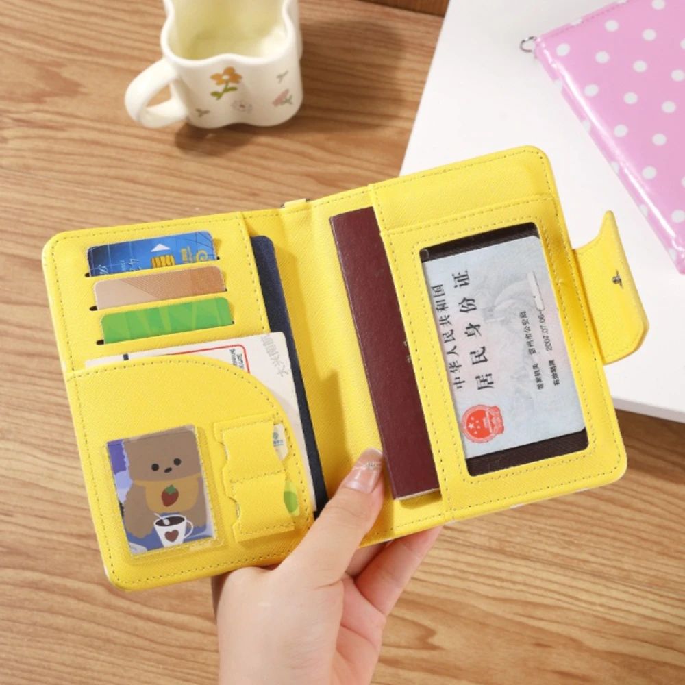 Travel Wallet Slim - Candy Color Slim Passport Holder Multifunctional