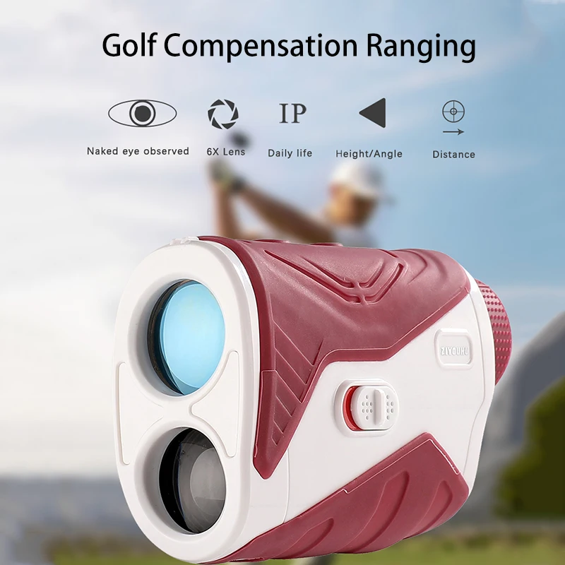 ZIYOUHU Laser Rangefinder 6X Monocular Golf Outdoor Angle Distance Measurer Flagpole Locking Scan Multiple Mode Ranging Tool