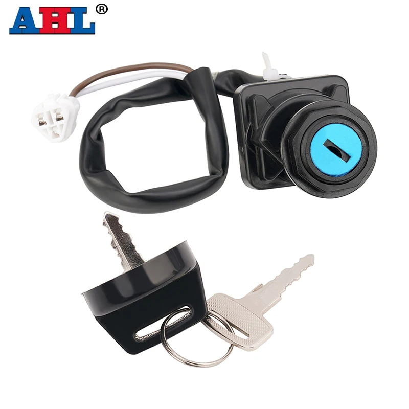 

Motorcycle Ignition Key Switch For Kawasaki KFX450R KVF400C Prairie 300 360 400 For Suzuki Quadsport LTZ400 Z400 37112-97G30