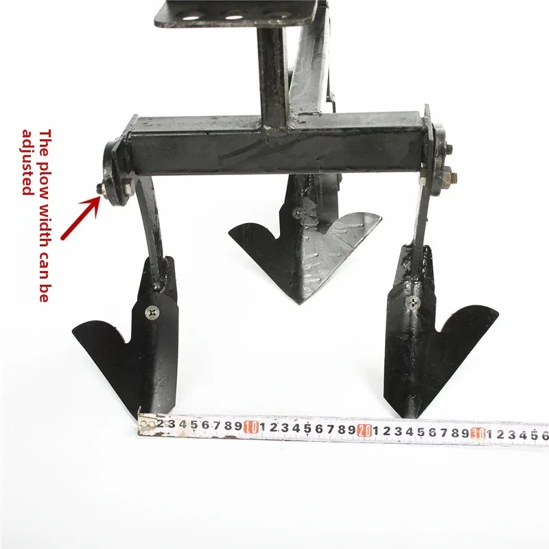إكسسوارات مجرفة صغيرة متعددة الوظائف، مجرفة إزالة الأعشاب الضارة، مجرفة مثلثة زراعية، حراثة دوارة
