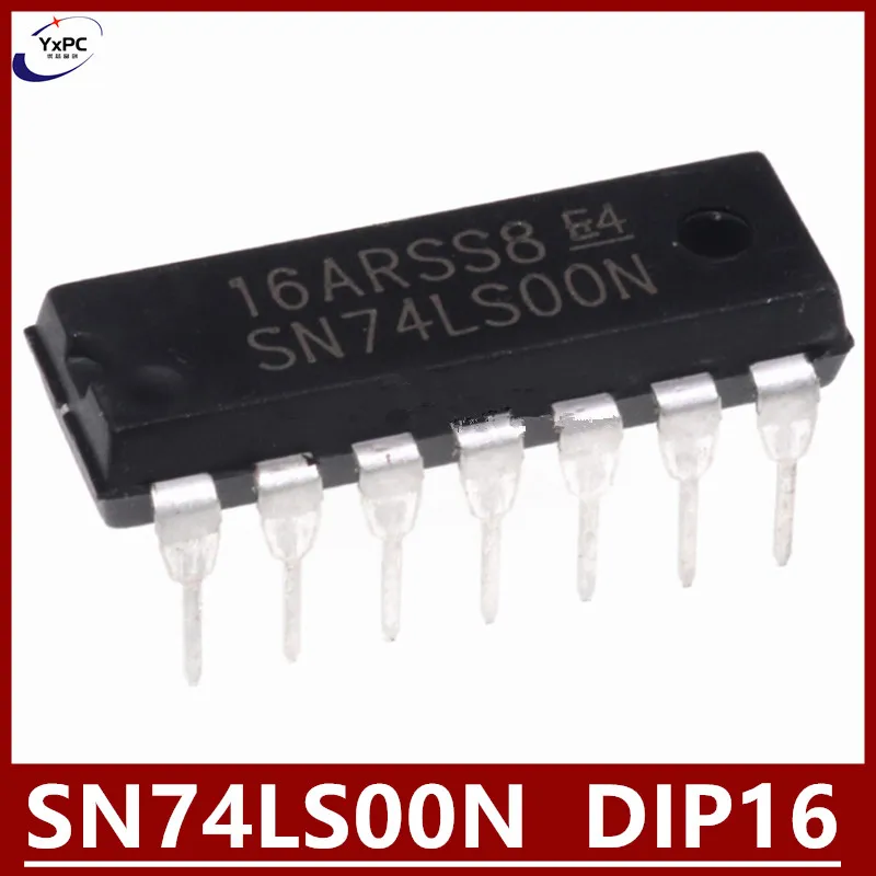 10PCS SN74LS00N DIP16 SN74LS00 74LS00N 74LS00 DIP Integrated IC