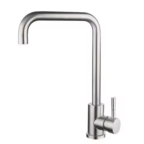 304 Stainless Steel Kitchen Faucet Hot Cold Water Mixer Single Handle Pull Out Sink Faucet Deck Mounted Water Tap