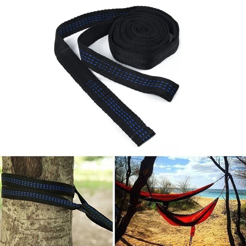 

2pcs 200cm Adjustable Outdoor Tree Hanging Aerial Yoga Hammock Straps Rope Belt