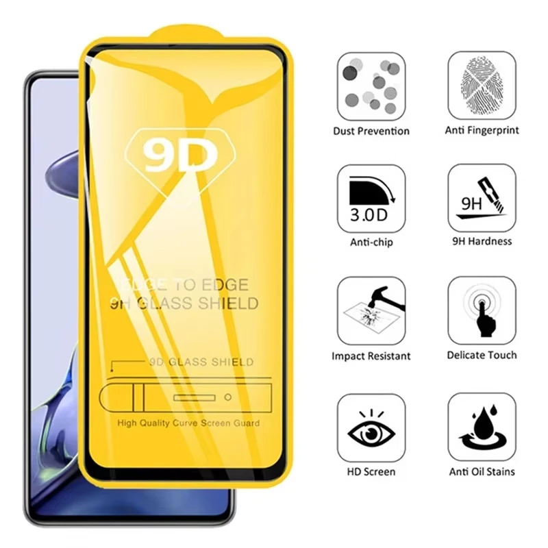 

9D Screen Protector for Samsung Galaxy S25 Ultra S24 S23 S22 Plus S21 FE A56 A55 A54 A53 A52 A36 A35 A34 A33 A17 A15 A14 A13 A07
