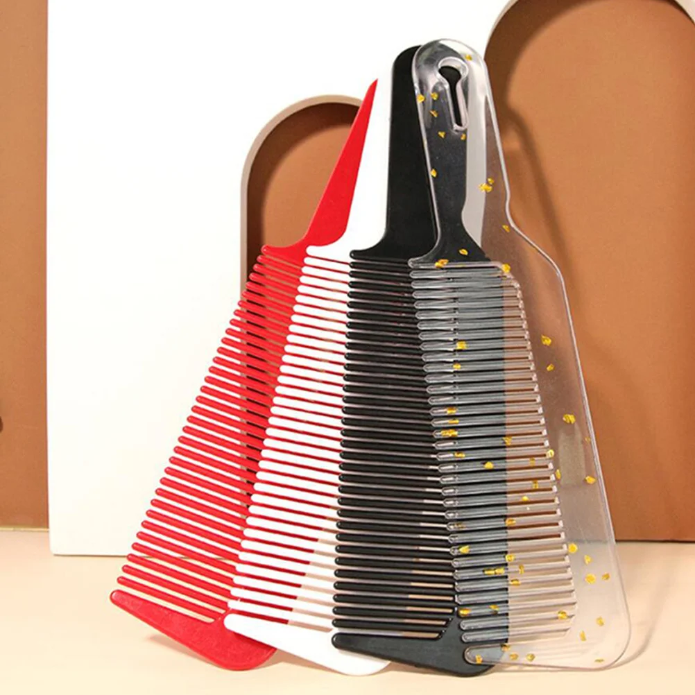 

4Pcs Premium Material Barber Comb Durable Styling Cutting Beard Multipurpose Lightweight Portable Home Salon Gift