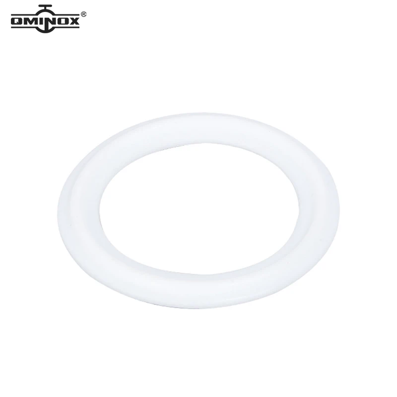 Junta QMINOX de PTFE, triple abrazadera de calidad alimentaria, sello de PTFE sanitario, anillo de goma de abrazadera de 1/2 "-6", junta de alta calidad, 2/5 paquetes