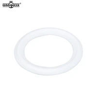 Junta QMINOX de PTFE, triple abrazadera de calidad alimentaria, sello de PTFE sanitario, anillo de goma de abrazadera de 1/2 ""-6"", junta de alta calidad, 2/5 paquetes