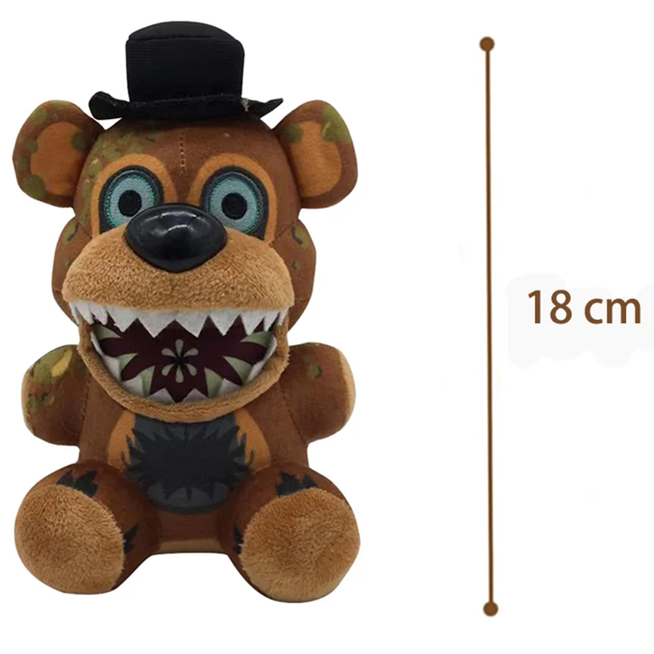 2026 ليلة جديدة لطيف ألعاب من نسيج مخملي لعبة دمية بوني الدب ماكر الكرتون محشوة الدمى فريدي لعبة للأطفال هدايا عيد الميلاد