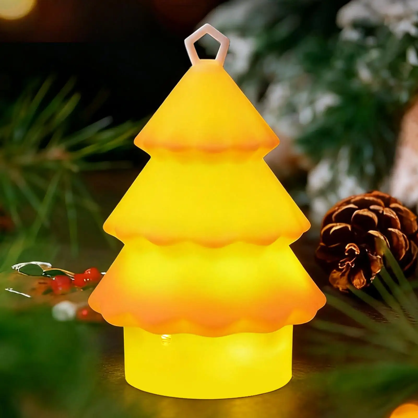 LED Christmas Tree String Light for Camping, 10H Running Time Outdoor Tent Lamp, Survival Hiking Fishing Night Lighting