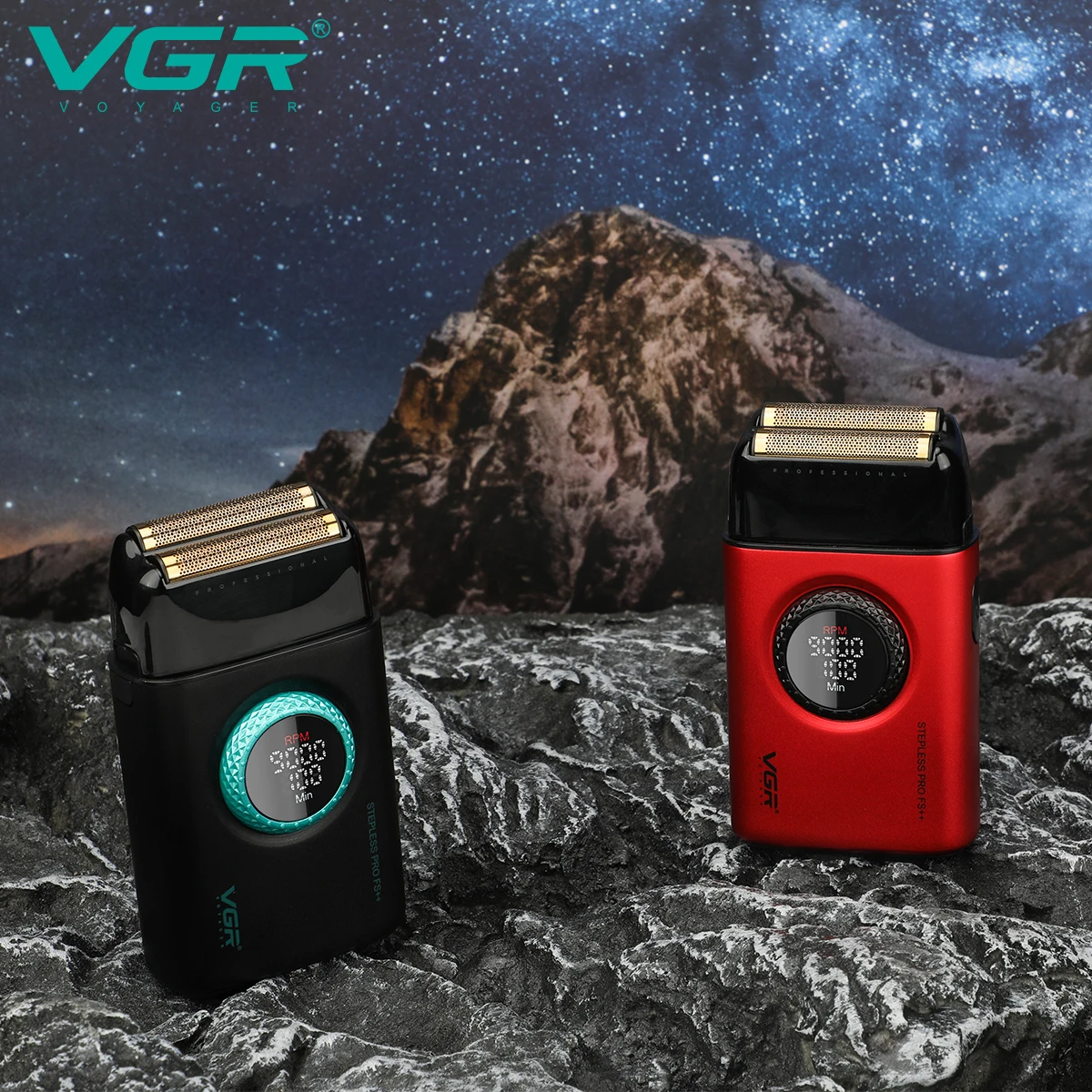 VGR 977 377 مجموعة تشذيب الشعر الجديدة، ماكينة قص الشعر الرجالية الراقية، ماكينة حلاقة ذكية، جهاز تبييض، كهربائية متعددة الوظائف c