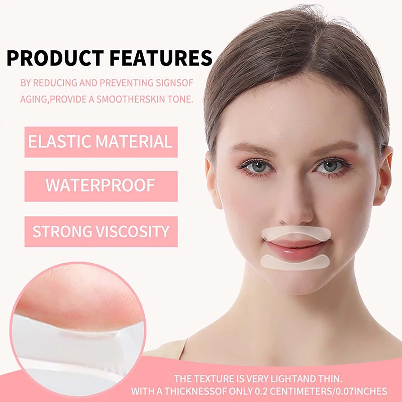 New Reusable 1/5Pair Lip Pads Prevent Chapped And Reduce Lip Lines Lips Hydrogel Patches Makeup Tools