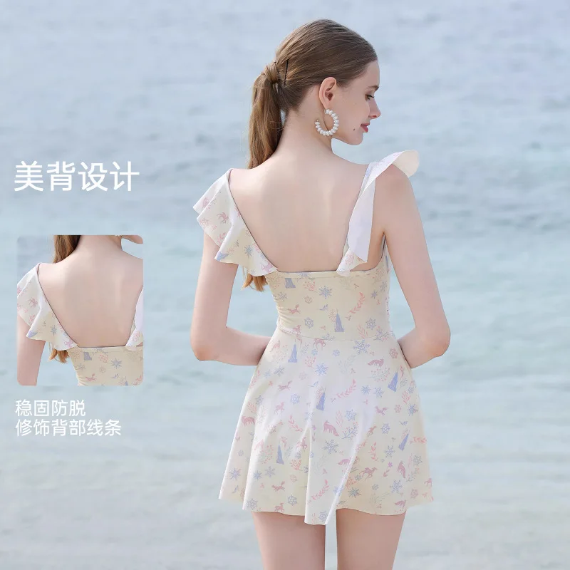 Disney damesbadpak 2025, buikbedekking, magere rok, eendelig badpak, Sea Resort Hot Spring-badpak