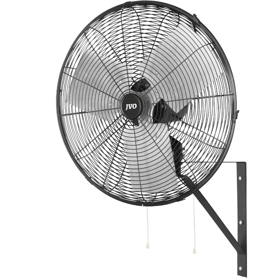 

20 Inch Oscillating Wall Mount Fan High Velocity Wall Fan with 5500 CFM 3 Speeds Heavy Duty Industrial Wall Mounted Fans For Ou