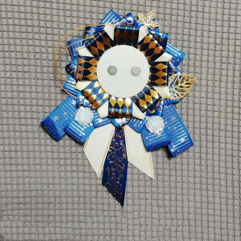 Luxury Ita Bags Accessories,Handmade Badge Rosette Ribbon Decoration,Fill Backpack lolita Gadget Holder Silk