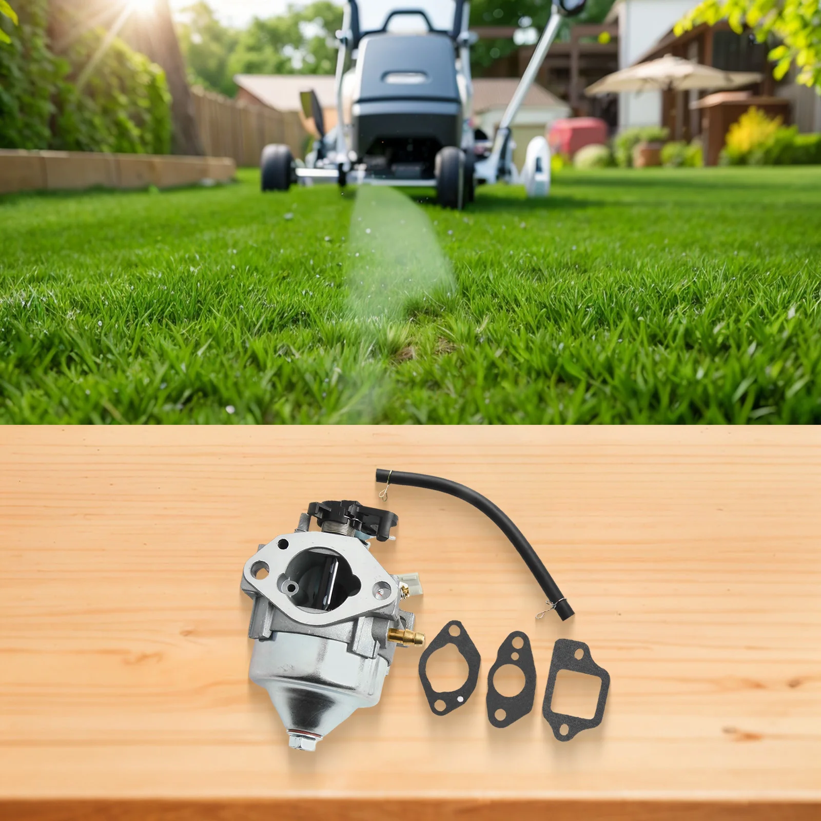 Reliable Carburetor with Gaskets for GCV170LA Lawn Mowers HRN216 Enhanced Engine Performance and Compatibility