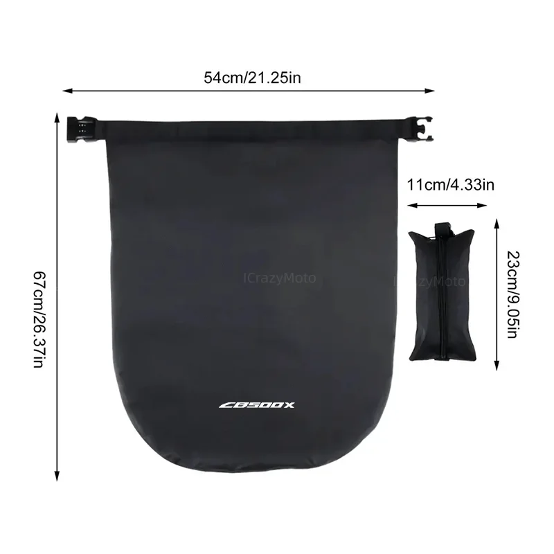 Bolsa impermeable portátil para casco de motocicleta, bloqueo de contraseña de gran capacidad para HONDA CB500X CB 500X CB500 X 2017-2021 2020 2019 2018