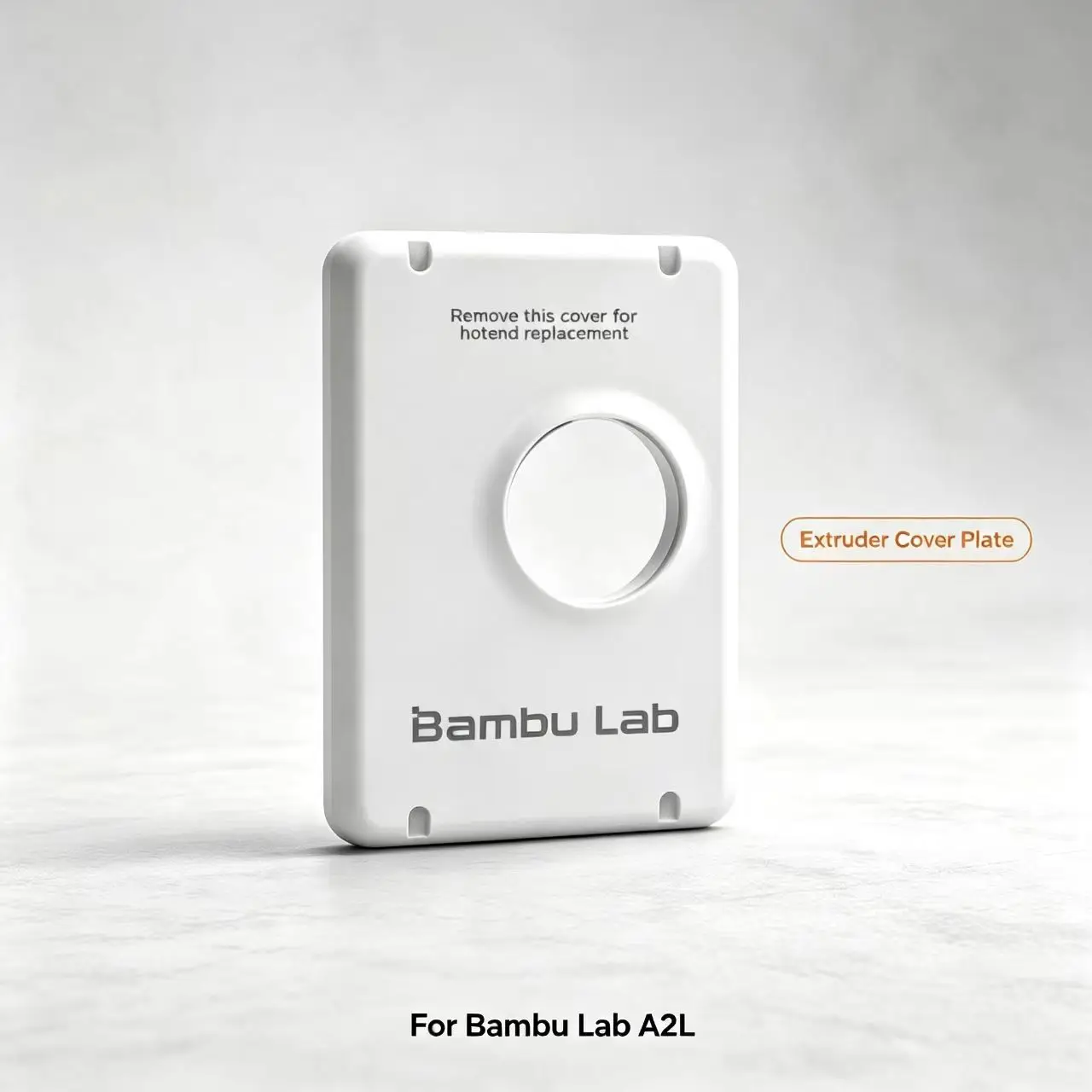 Tool Head Front Cover Shell, Aftermarket Spare Part Compatible With Bambu Lab A2L 3D Printer
