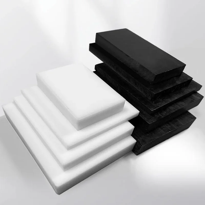 Folha Plástica Plana da Engenharia do Hdpe Preto e Branco mm mm mm mm mm mm 10 mm 12 mm 15 mm 20 mm 25 Milímetros 30 Milímetros