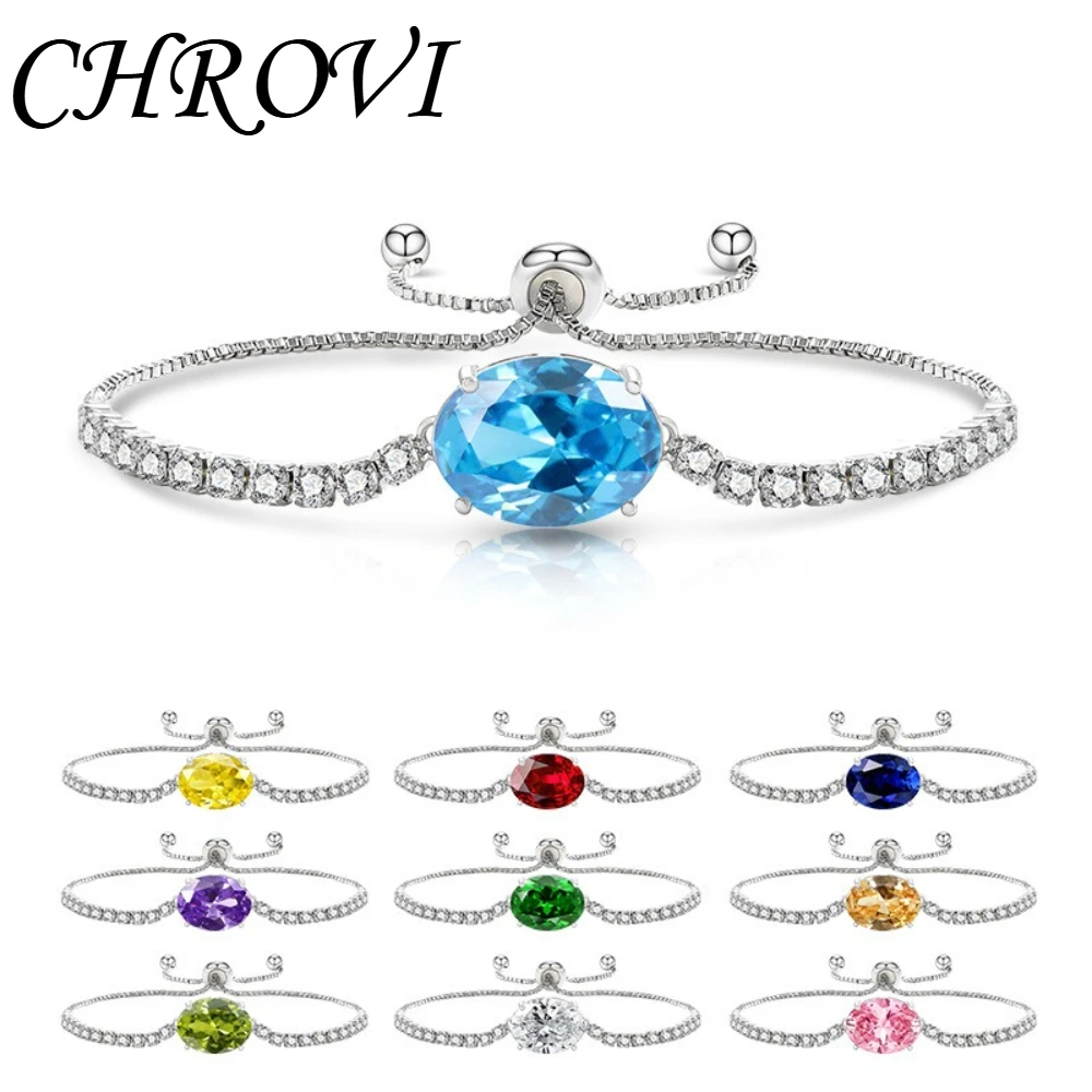 Exquisite 925 Sterling Silver Gemstone-Set Ice-Flower Zirconia Bracelet for Women - Dazzling High-Carat Diamond Jewelry Bracelet