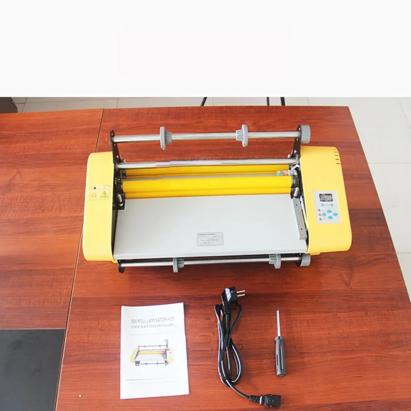 Cold & Hot Laminating Machine A3 Photo Film Laminating Machine Multifunctional Cold Plastic Electric Sealing Machine Laminator