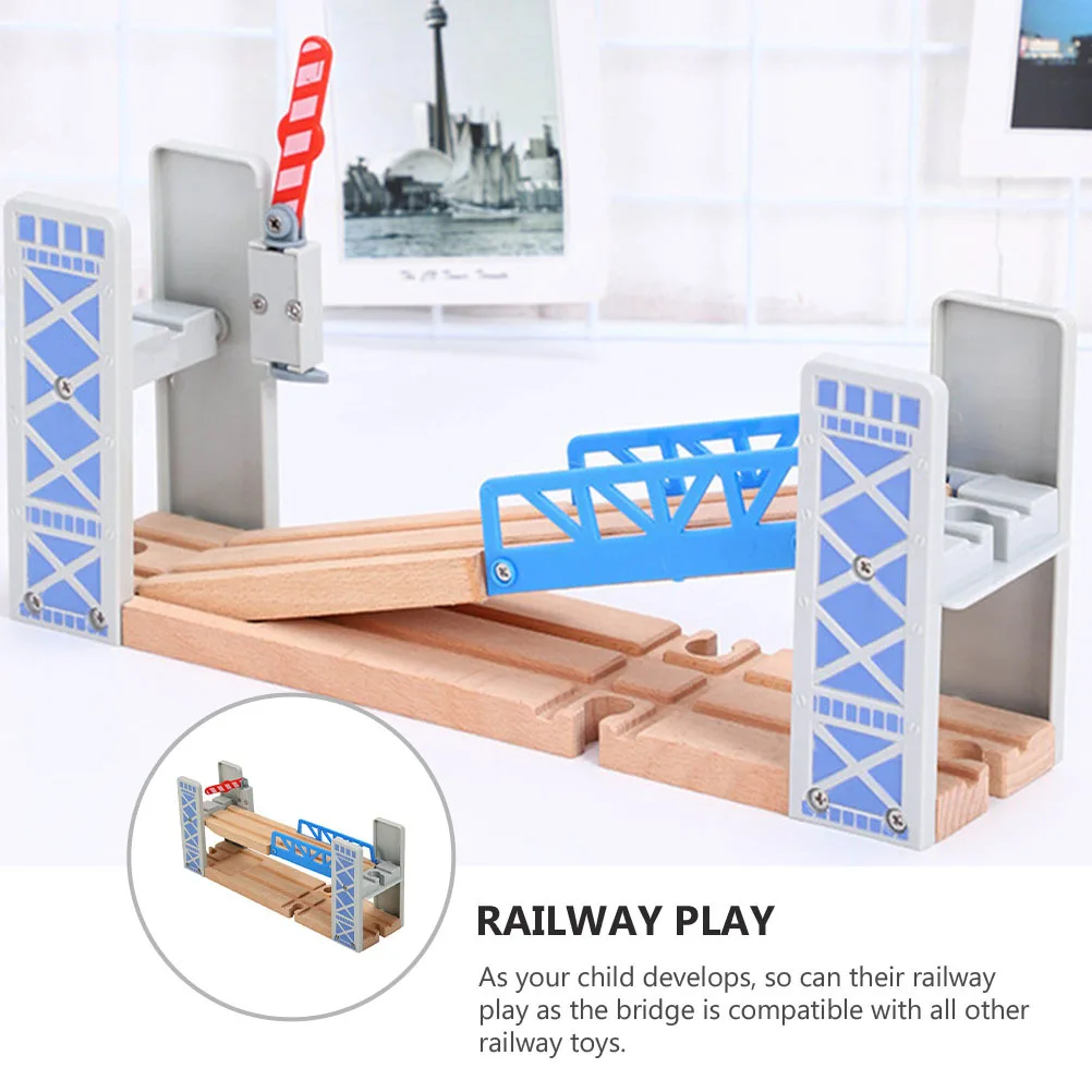 

1Set Train Track Bridge Wooden for Creative Kids Build-It-Yourself Layouts Develops Problem Solving Skills Fun