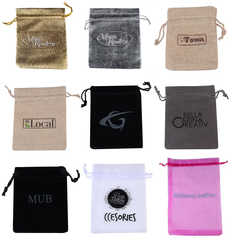 

MOQ 100pcs Costom Print Logo Fee for Gift Packaging Bags