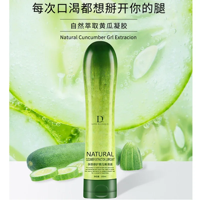 

Lube 250 Plant Cucumber Lubricant for Sex-Lubricante Sexual Grease Water-based Lubrication Anal Sex Products