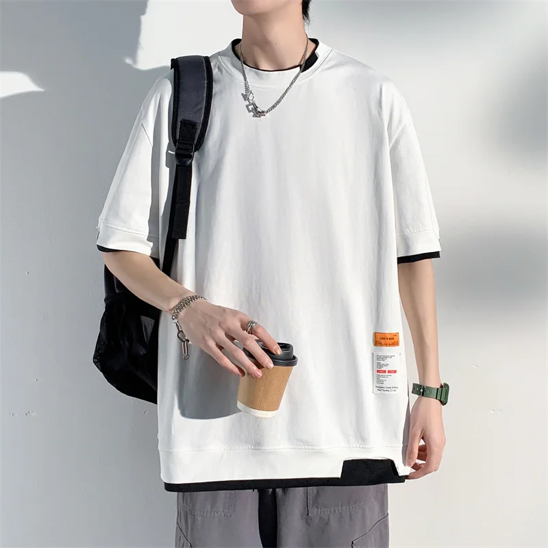 T Shirt Oversize Cotton Men Mens Summer Tshirts Oversized Tee Shirts 5XL Casual Wear T Shirt Tee for Man Streetwear Big Size