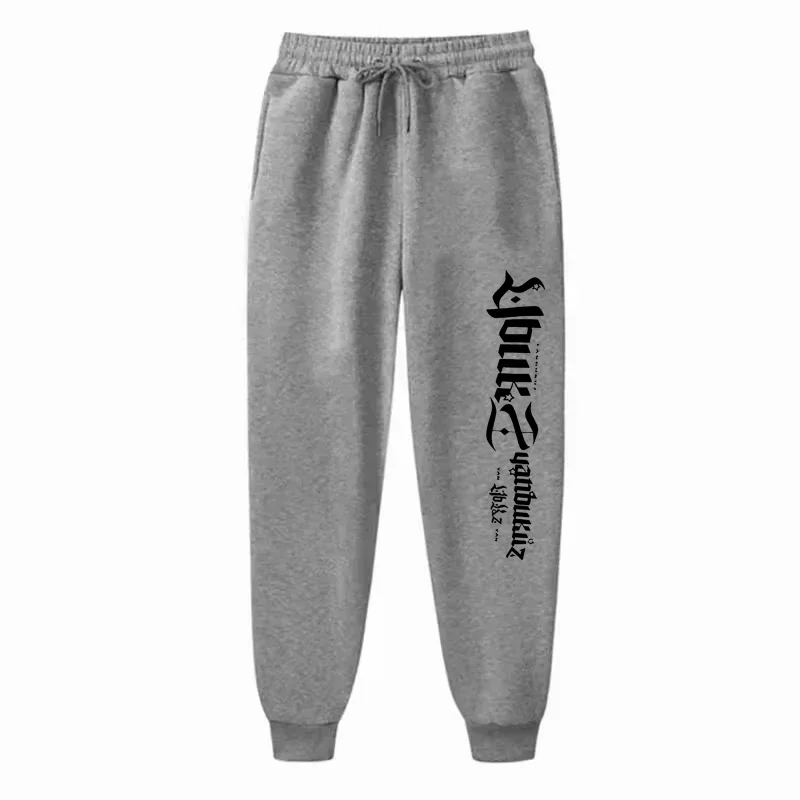 Brief Gedruckt Kordelzug Elastische Taille Lange Hosen Frauen Casual Fitness Jogger Fleece Mode Straße Weibliche Sport Jogginghose