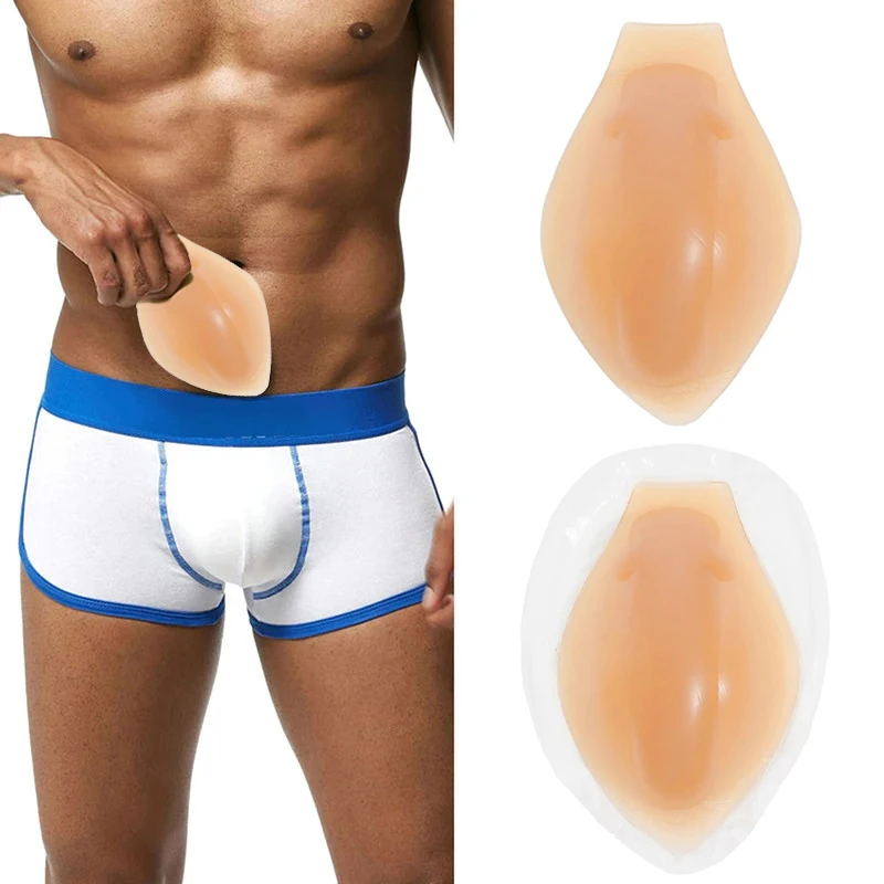 

Мужские 3D силиконовые вкладыши для трусов, усилители паха, защитное снаряжение для катания на лыжах, танцев и кроссдрессинга